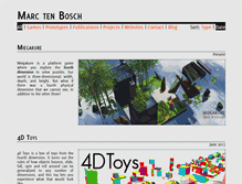 Tablet Screenshot of marctenbosch.com